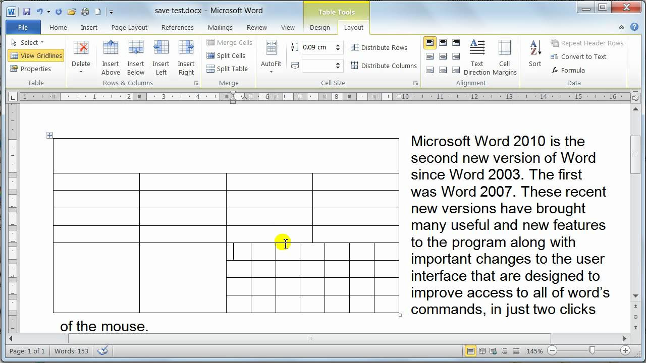 rotate a table to the left in word for mac